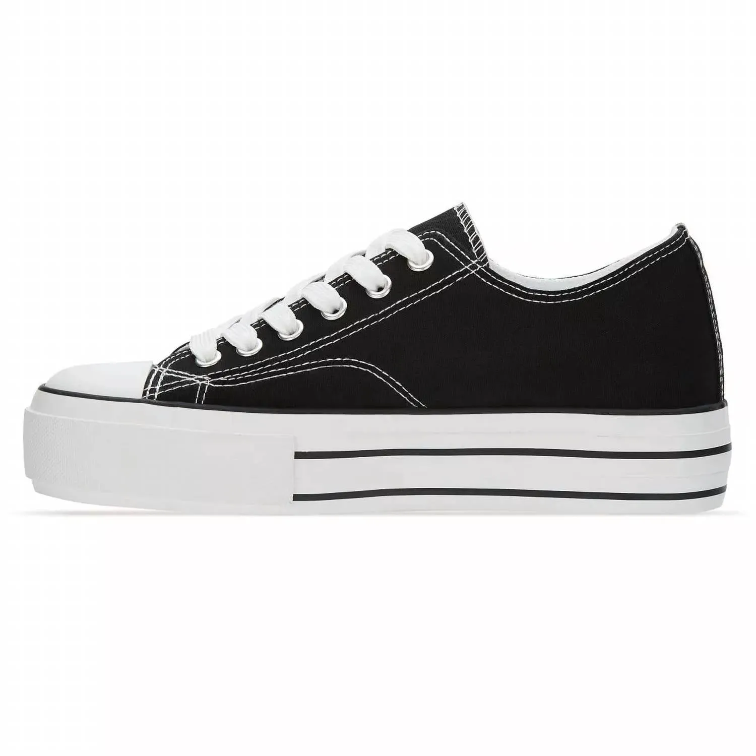 Andrea - Women's Canvas Sneakers Platform