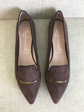 Bailarinas DIDY MAR Brown Suede Loafer Flat