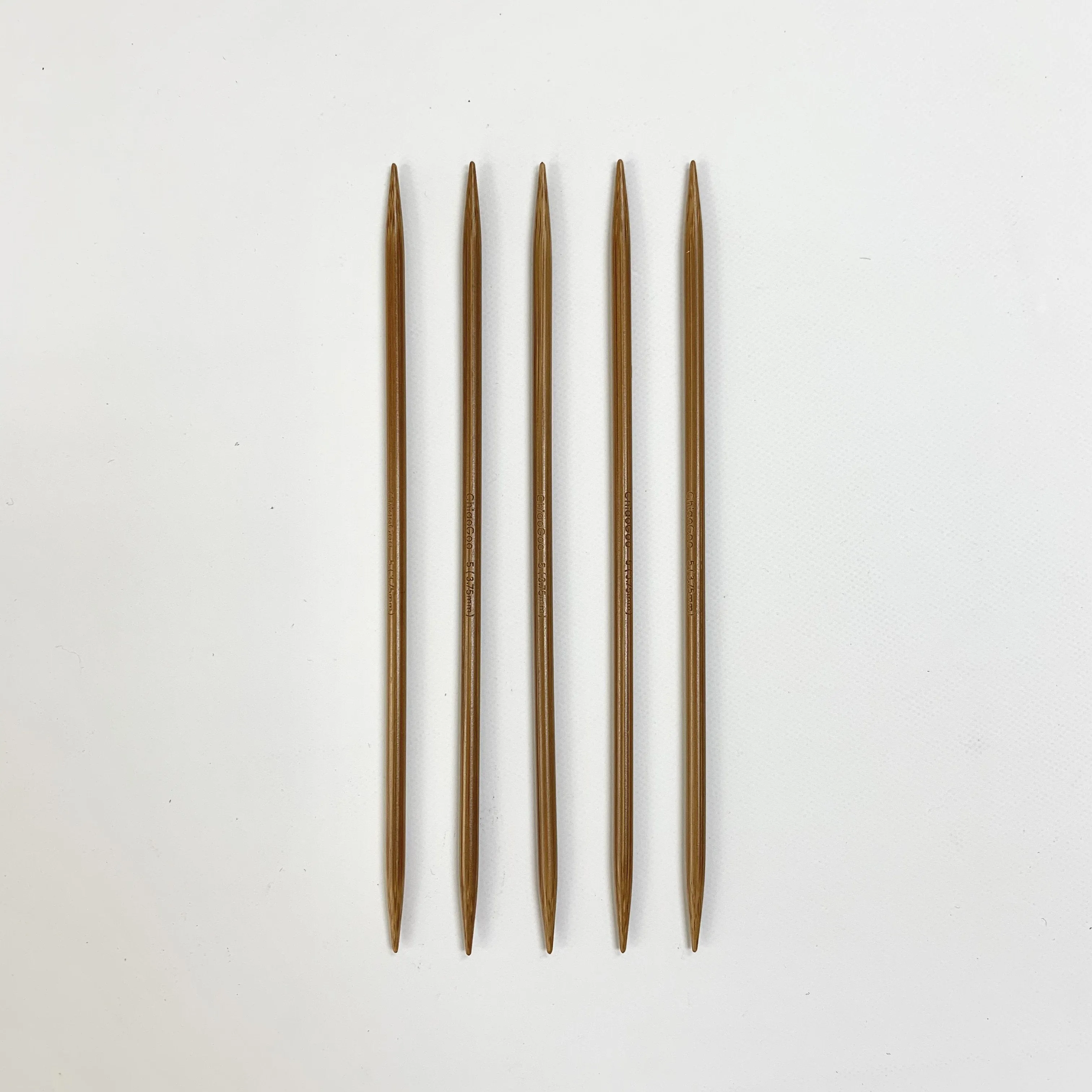 Chiaogoo Patina Bamboo 6" Double Point Knitting Needles