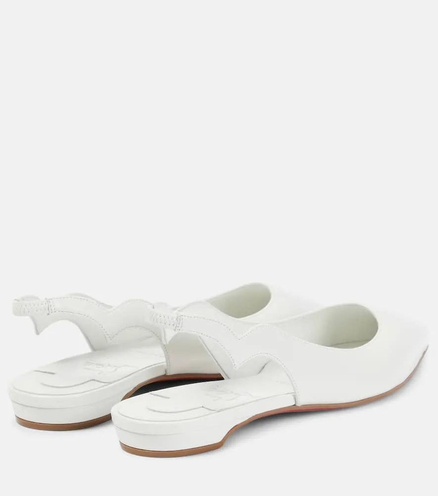 Christian Louboutin Hot Chickita leather slingback ballet flats