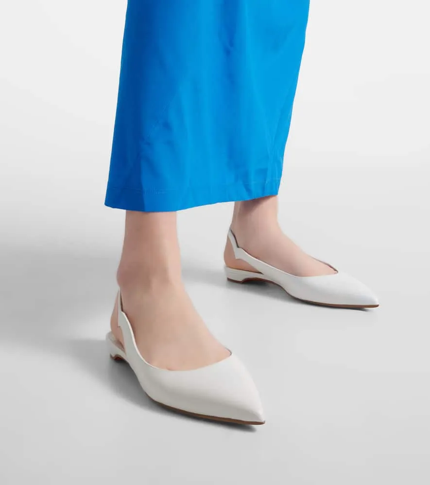 Christian Louboutin Hot Chickita leather slingback ballet flats