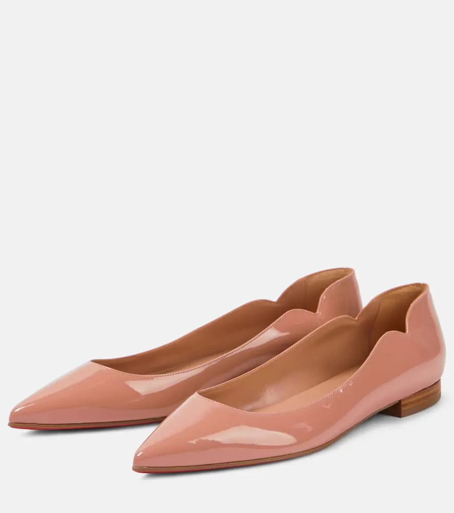 Christian Louboutin Hot Chickita patent leather ballet flats
