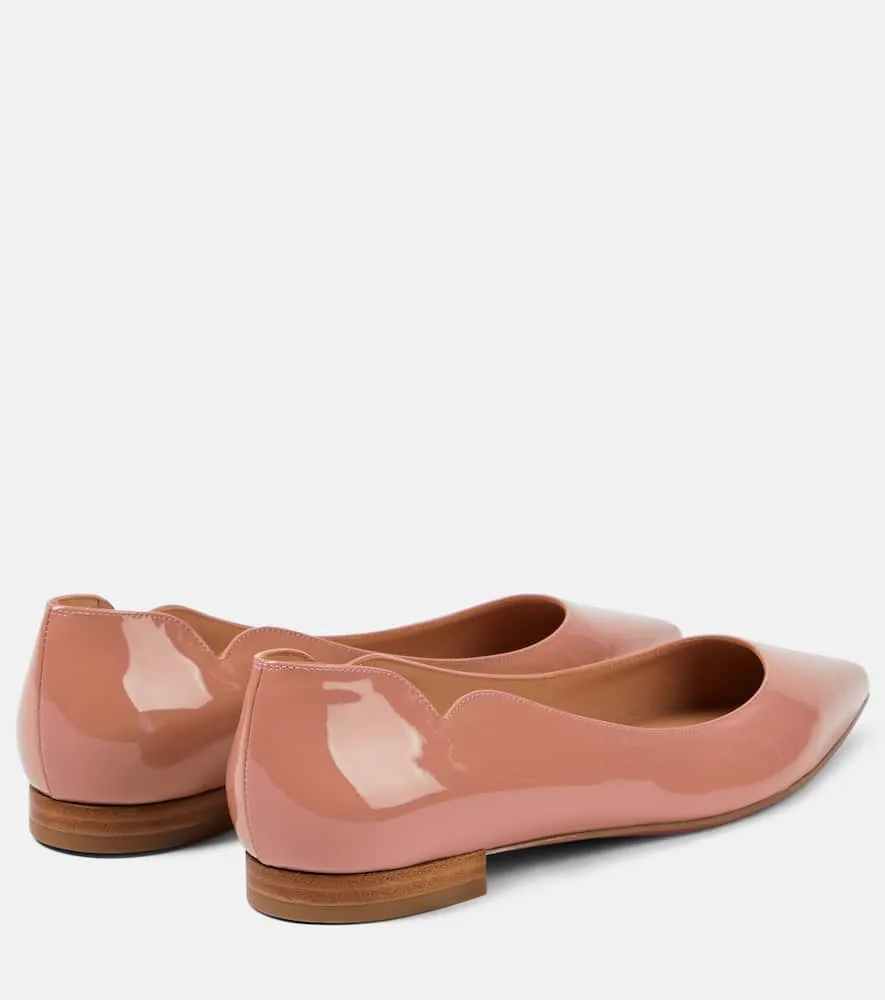 Christian Louboutin Hot Chickita patent leather ballet flats