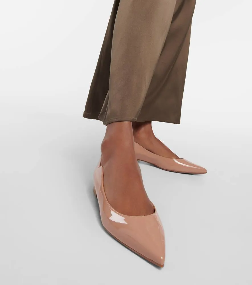 Christian Louboutin Hot Chickita patent leather ballet flats