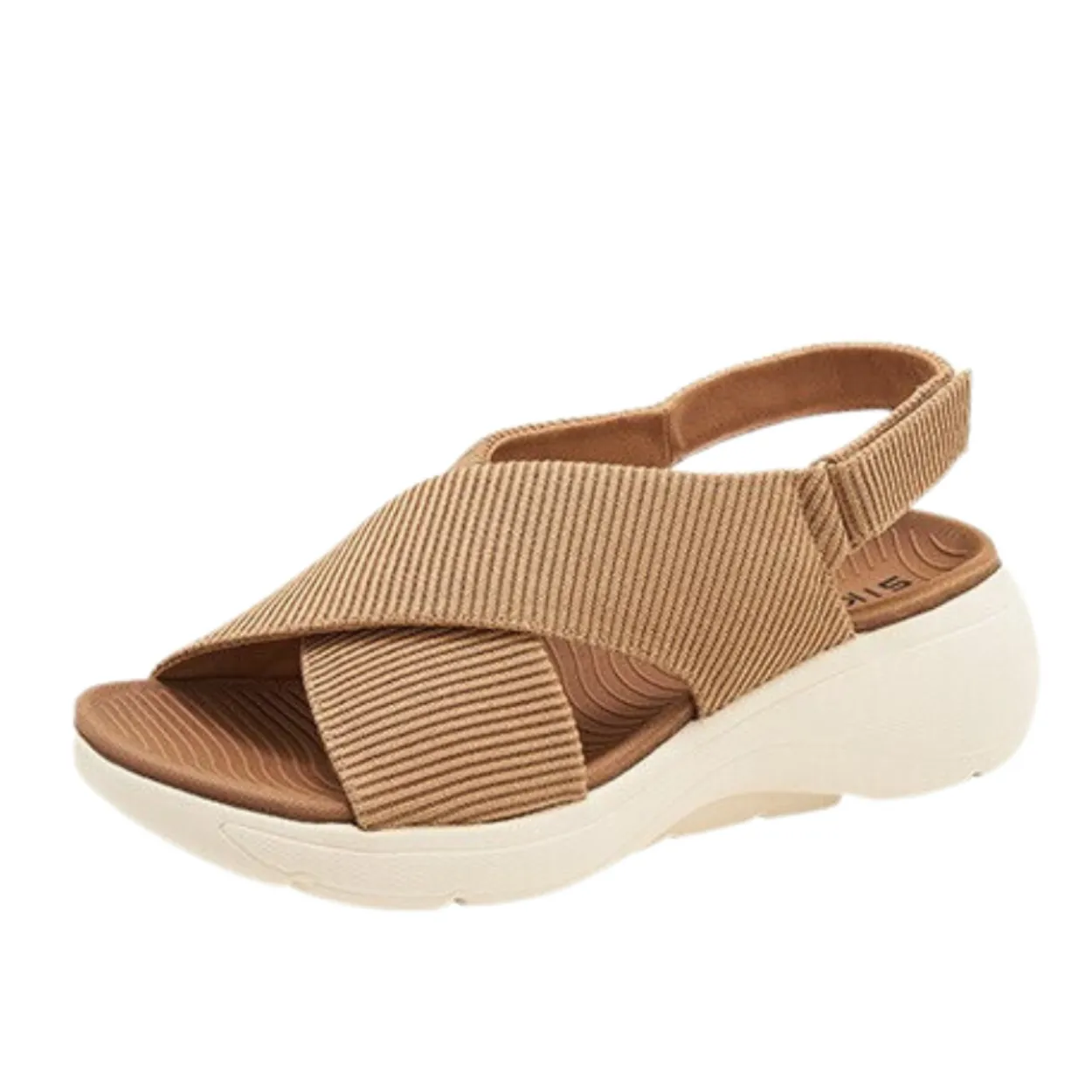 Cuzcare Women Orthopedic Sandals Bunions Beach Elastic Band Memory Foam Summer
