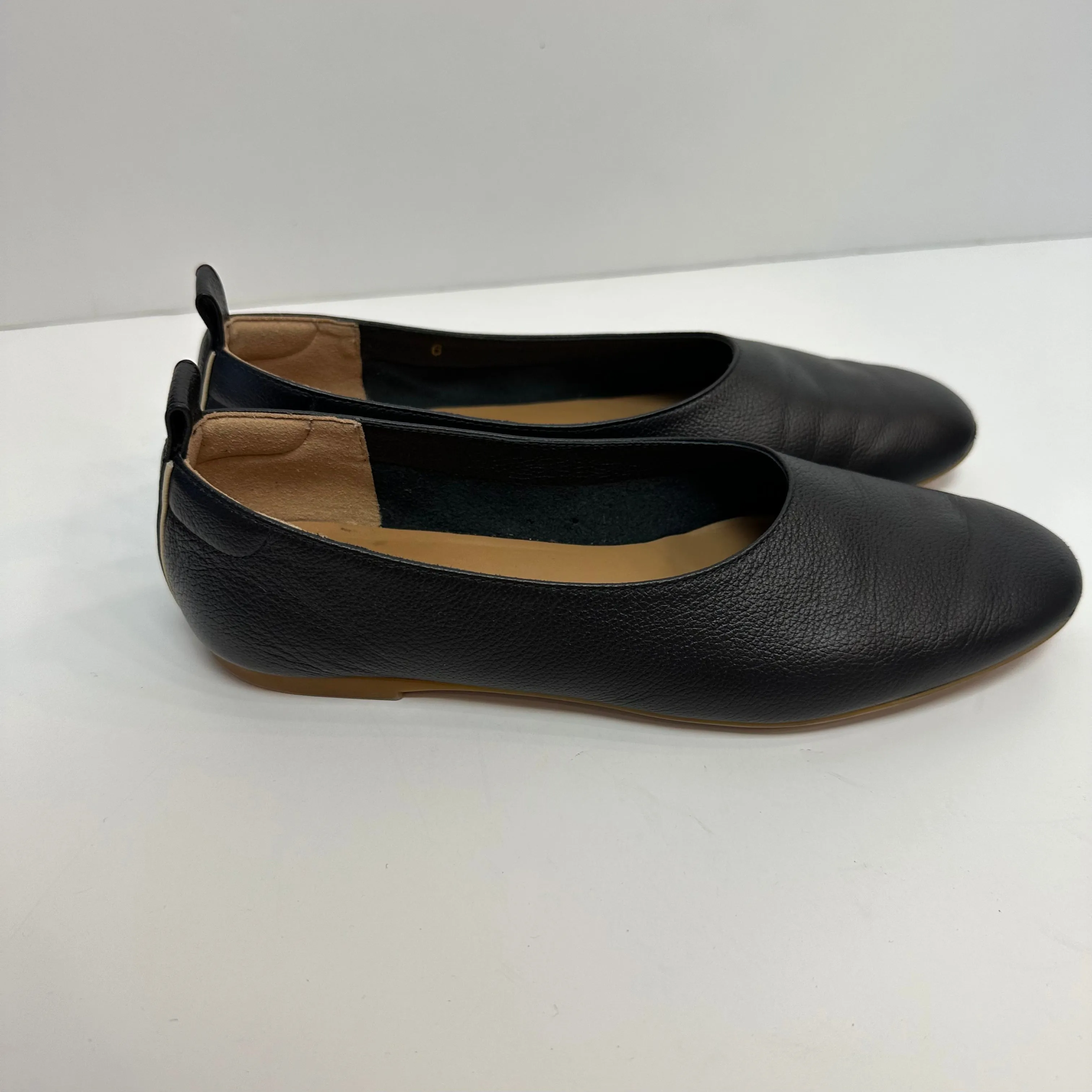 Everlane The Italian Leather Day Glove Black Ballet Flats