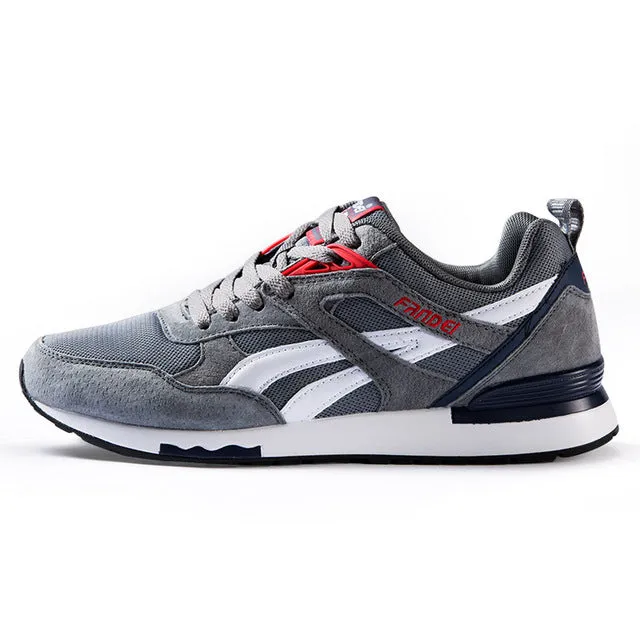 FANDEI winter retro running shoes for men outdoor sport shoes men sneakers men walking jogging shoes genuine suede leather PE
