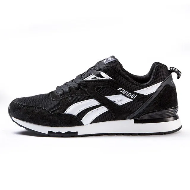 FANDEI winter retro running shoes for men outdoor sport shoes men sneakers men walking jogging shoes genuine suede leather PE