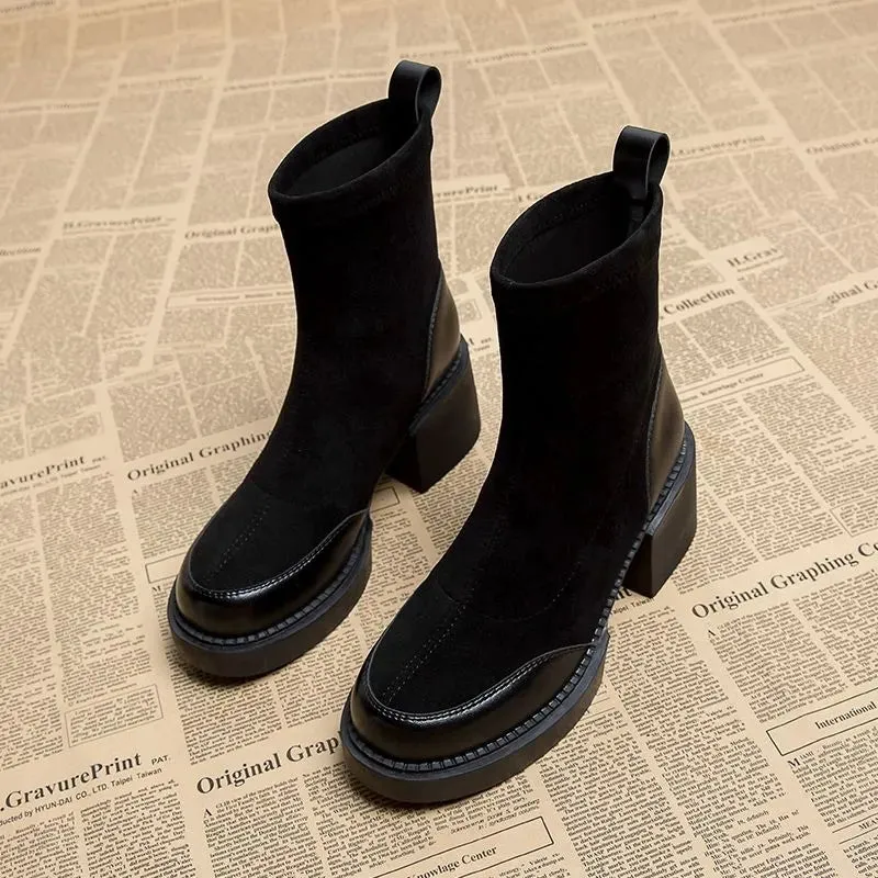 Fashion Combat Ankle Boots
