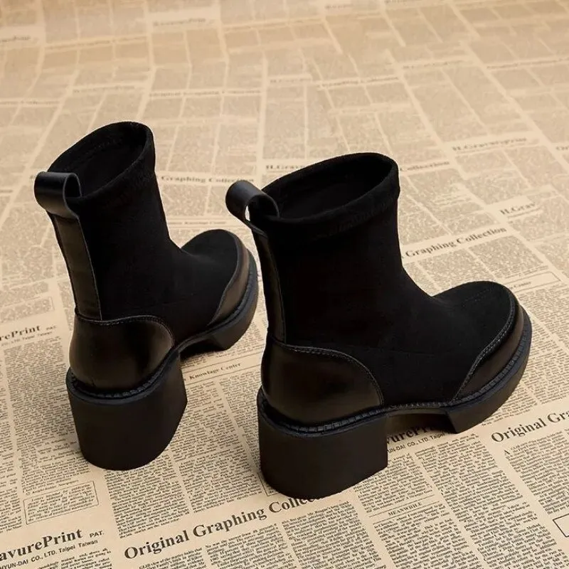 Fashion Combat Ankle Boots