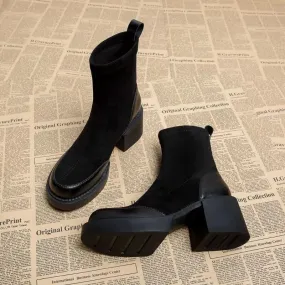 Fashion Combat Ankle Boots