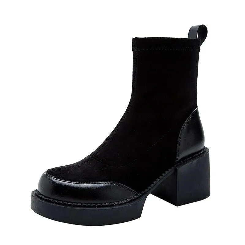 Fashion Combat Ankle Boots