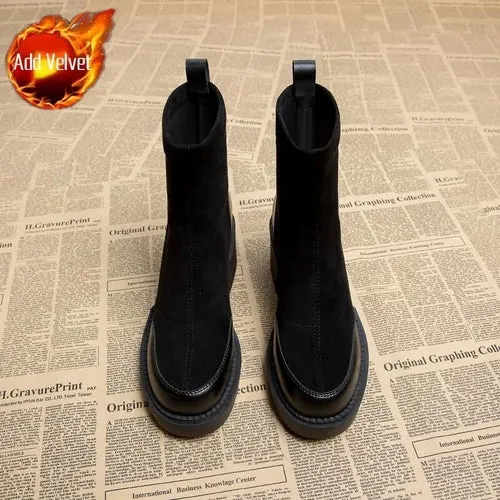 Fashion Combat Ankle Boots