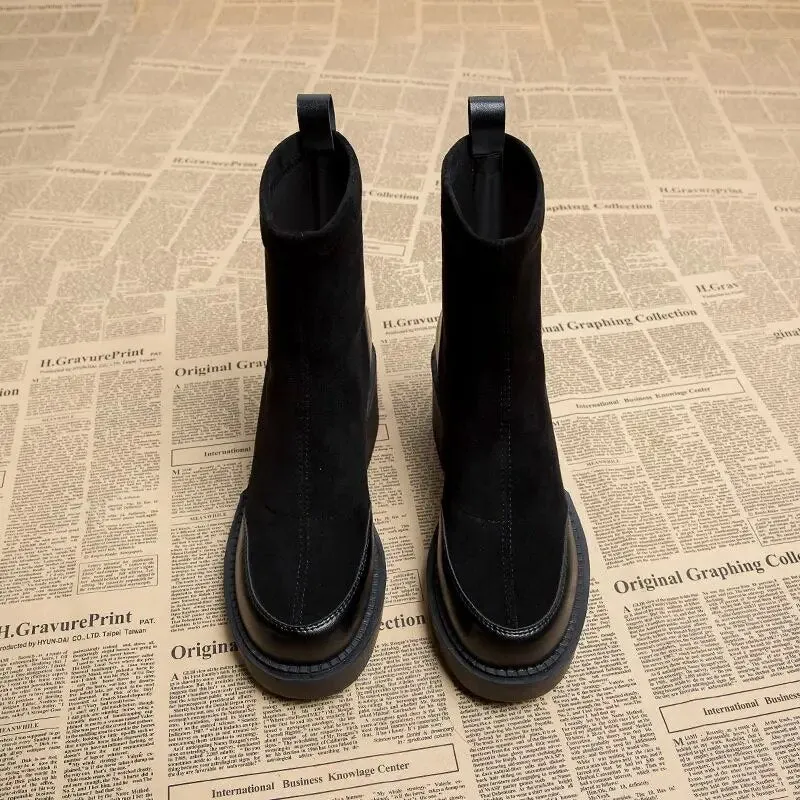 Fashion Combat Ankle Boots