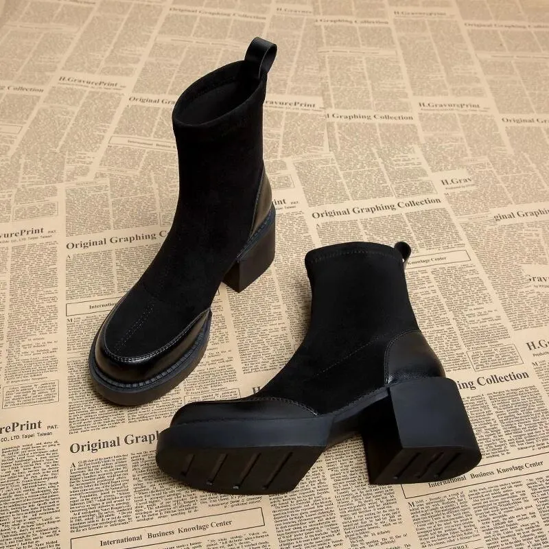 Fashion Combat Ankle Boots