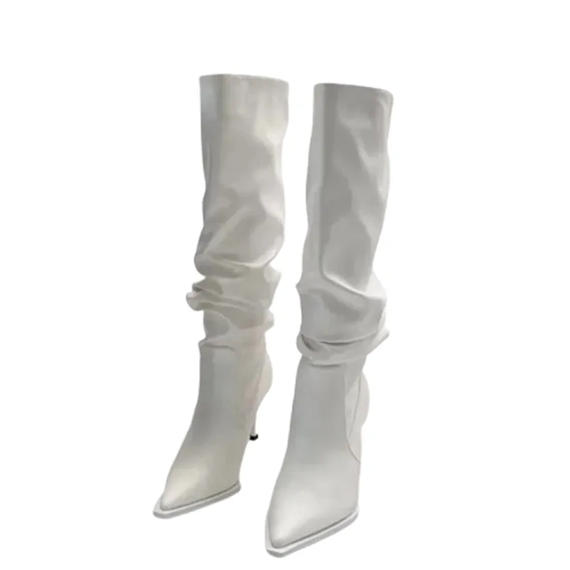 Funki Buys | Boots | Women's Fashion Pointed Toe Stiletto Boots