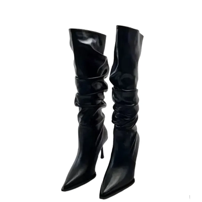 Funki Buys | Boots | Women's Fashion Pointed Toe Stiletto Boots