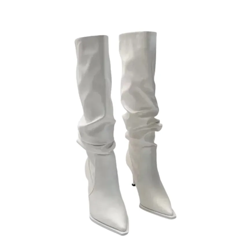 Funki Buys | Boots | Women's Fashion Pointed Toe Stiletto Boots