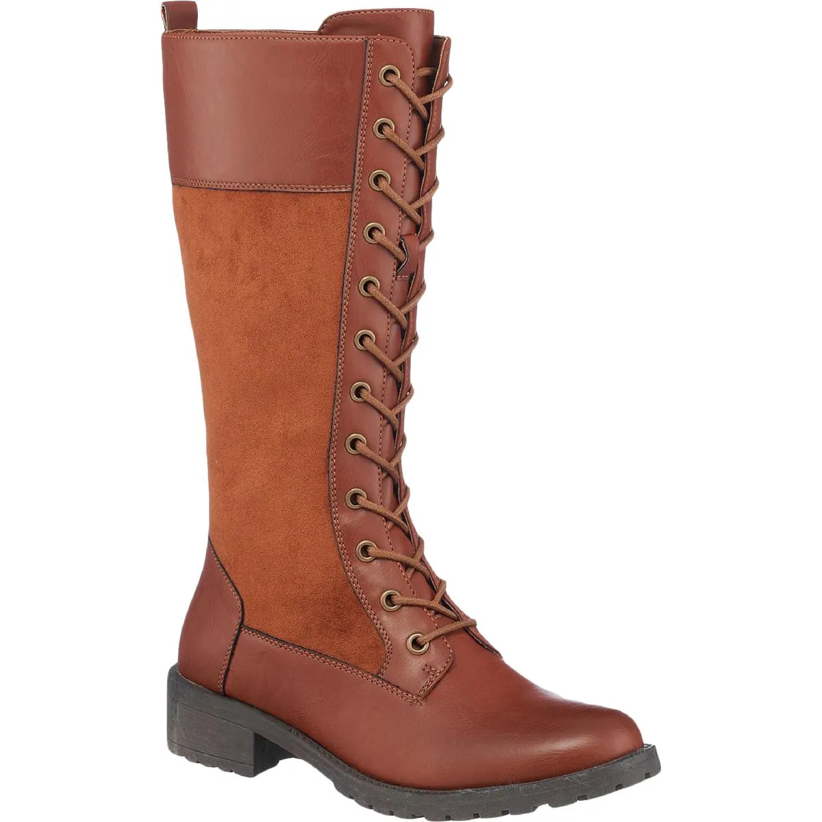 GC Shoes Womens Hanker Combat & Lace-up Boots