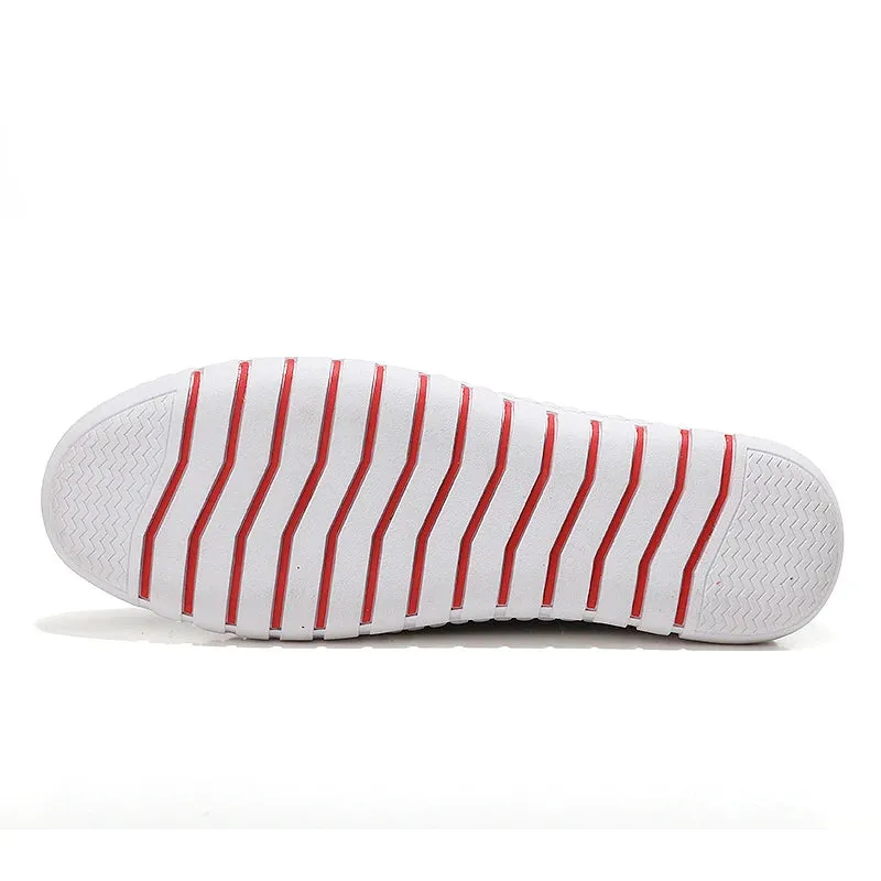 Genuine Leather ladies flats sneakers