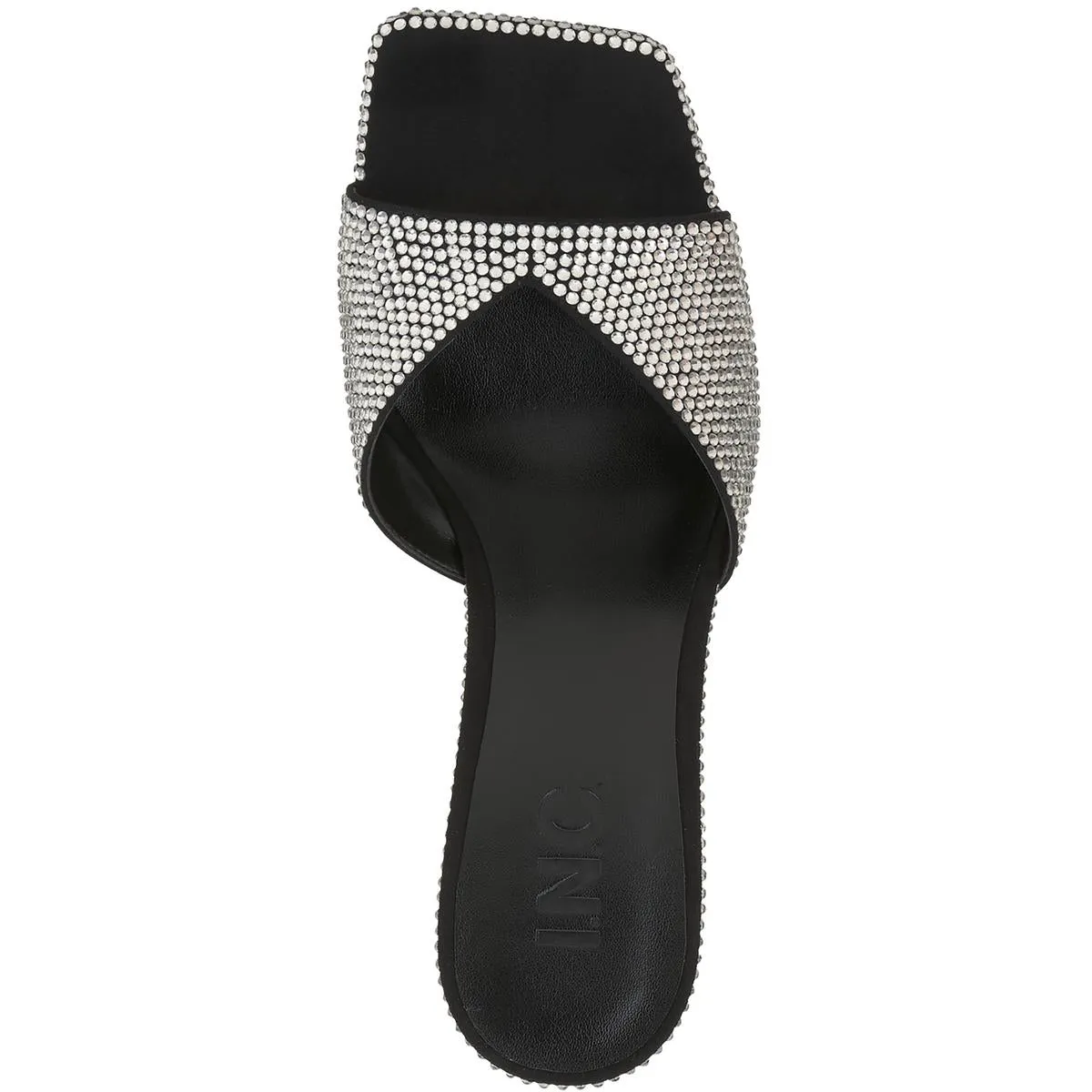 INC Womens Belle Sequined Slip-On Heels