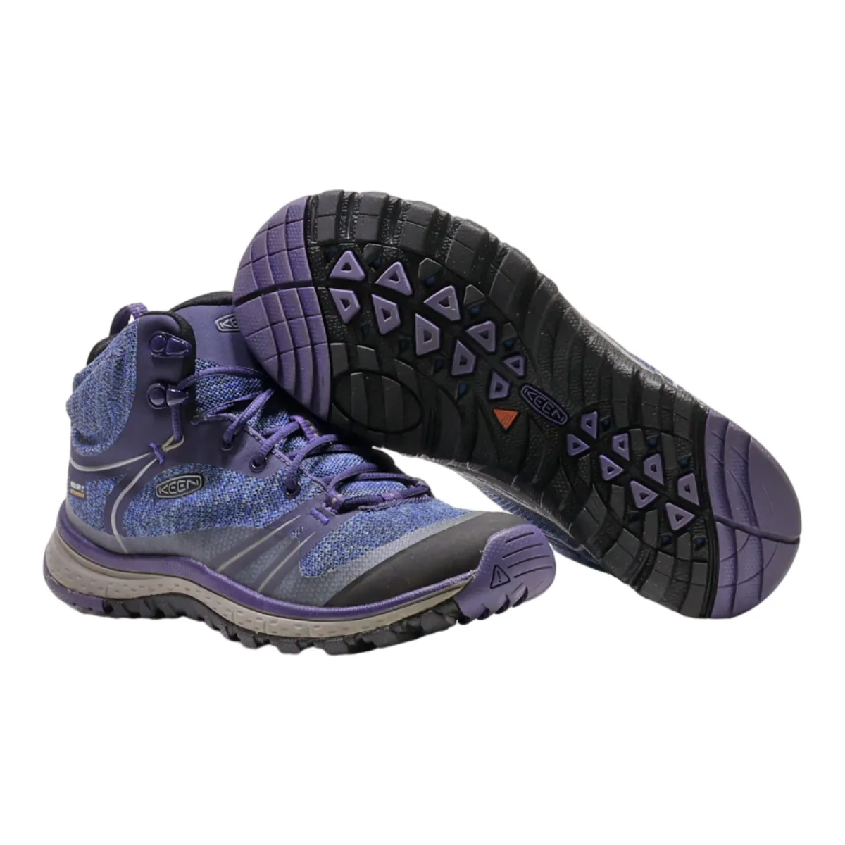KEEN Hiking Boots Blue Synthetic Womens UK 3.5