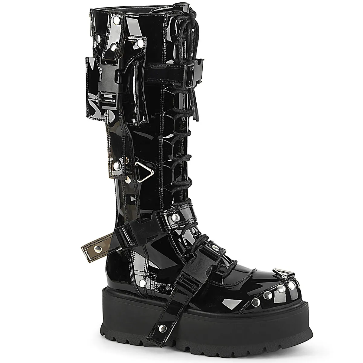 Lace-Up Knee Boot 2-inch platform SLACKER-260