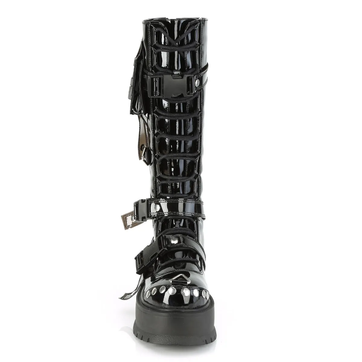 Lace-Up Knee Boot 2-inch platform SLACKER-260