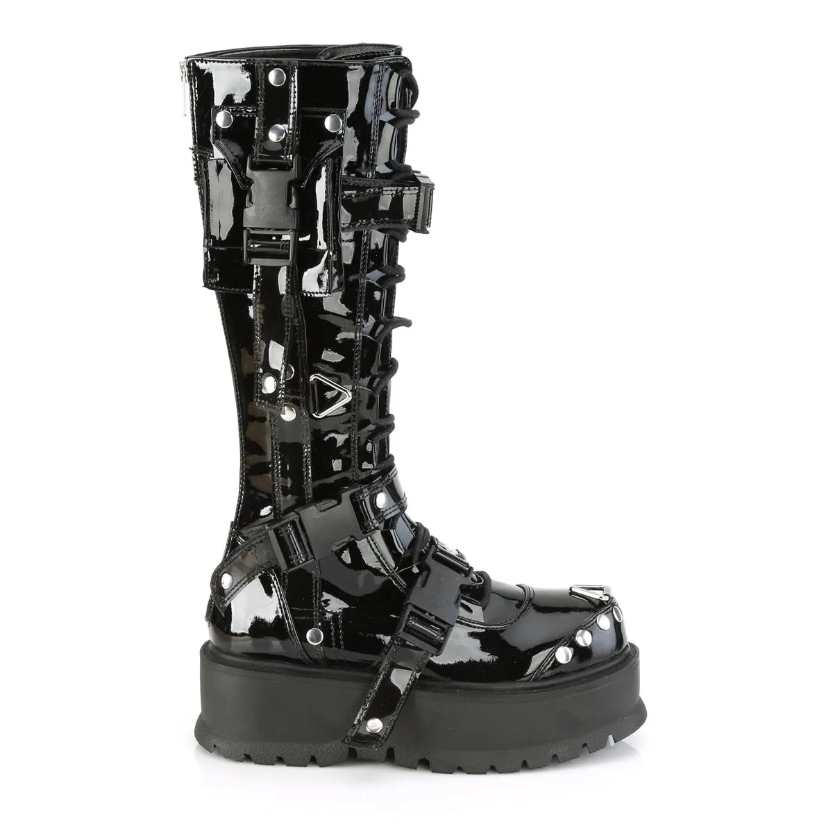 Lace-Up Knee Boot 2-inch platform SLACKER-260