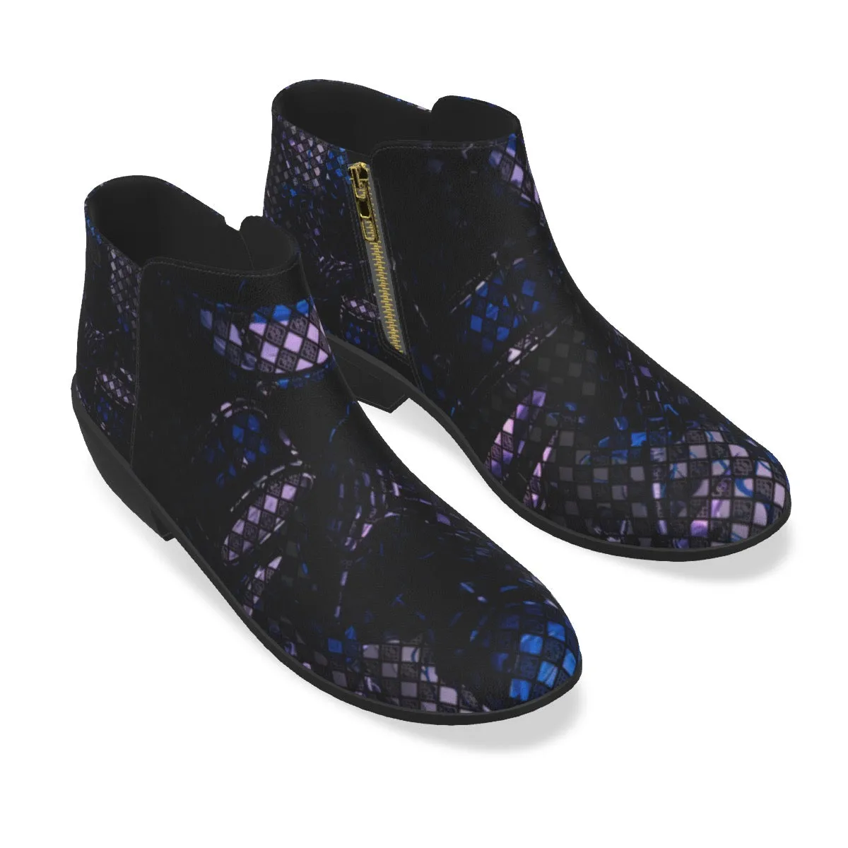 Men's Fashion Boots Drummer print