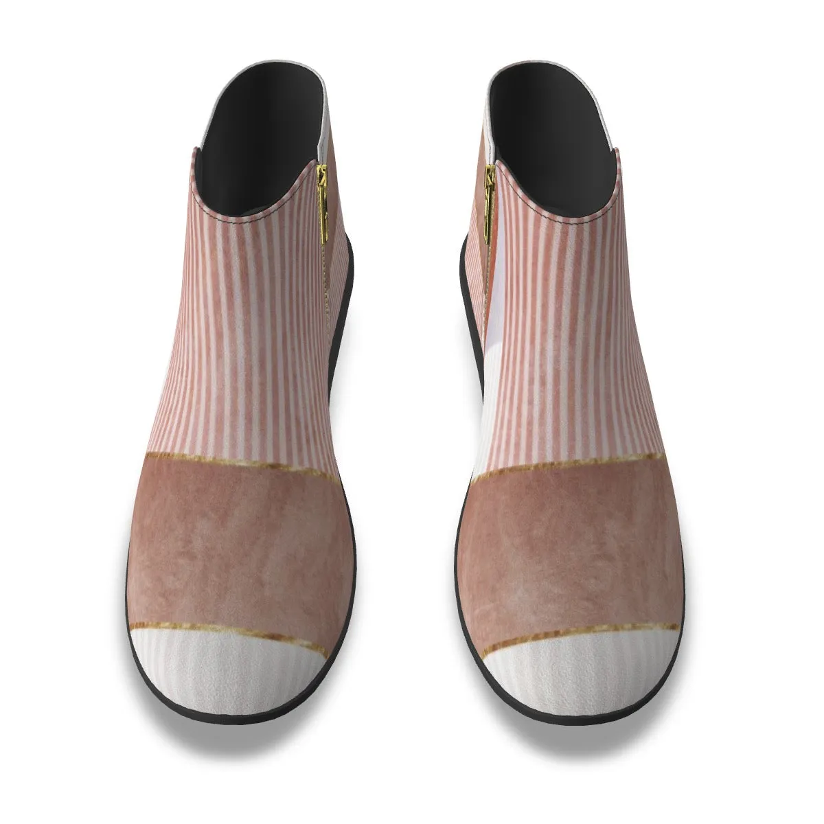Men's Fashion Boots pinkish  theme , 64