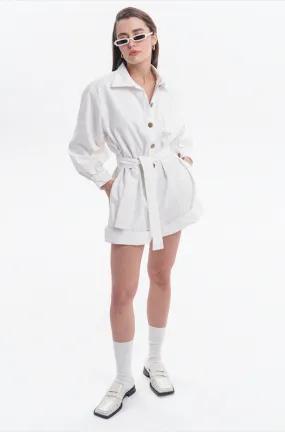 Off-White Playsuit in Khaki