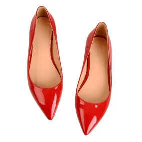 Red Daily Flat pumps