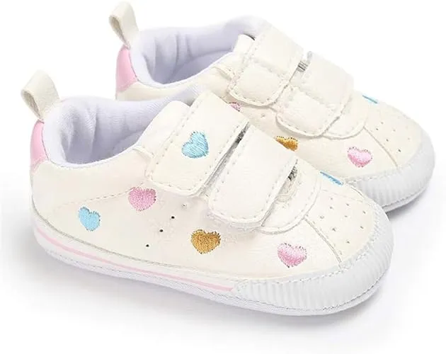 SABATUTU Baby Boys Girls Leather PRE-Walking Sneakers Toddler Anti-Slip
