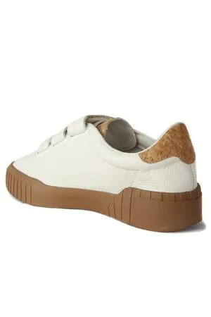 Saturn White Velcro Platform Sneaker
