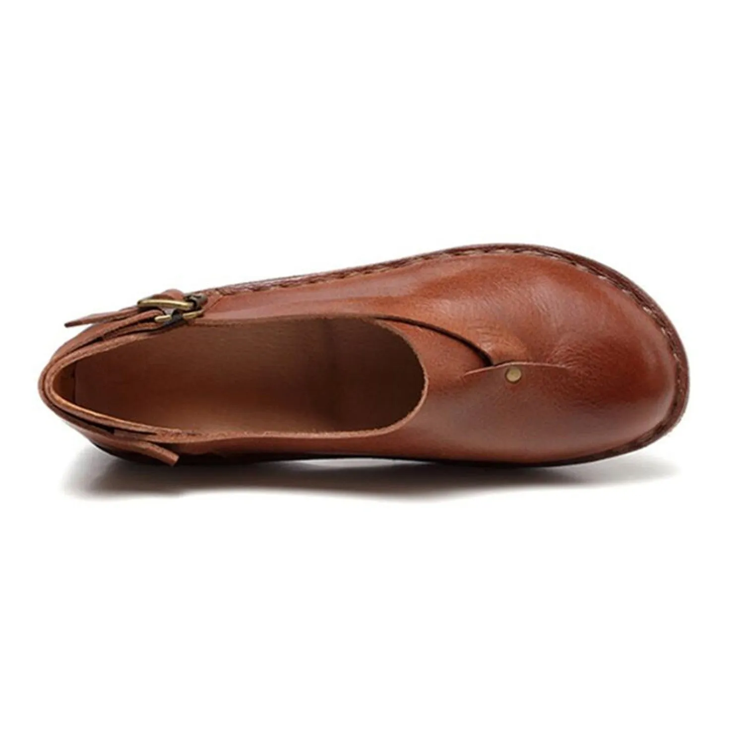 Women's Spring/Autumn Genuine Leather Casual Flats